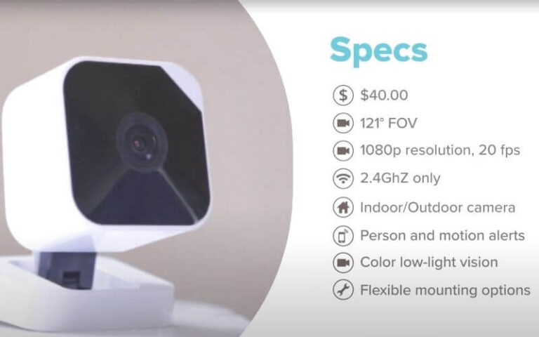 Abode Cam 2 camera specs