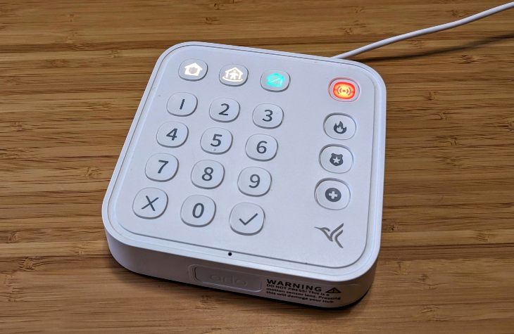 Arlo Keypad Sensor Hub on desk