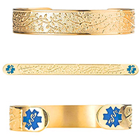 divoti filigree medical alert bracelet