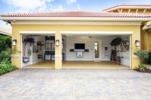 image of a driveway in front of a home