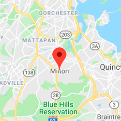 Milton, MA map