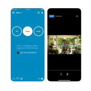 screenshots of SimpliSafe app