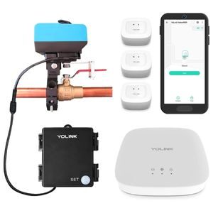 YoLink DIY Automatic Water Leak Detection and Shut-Off Starter Kit