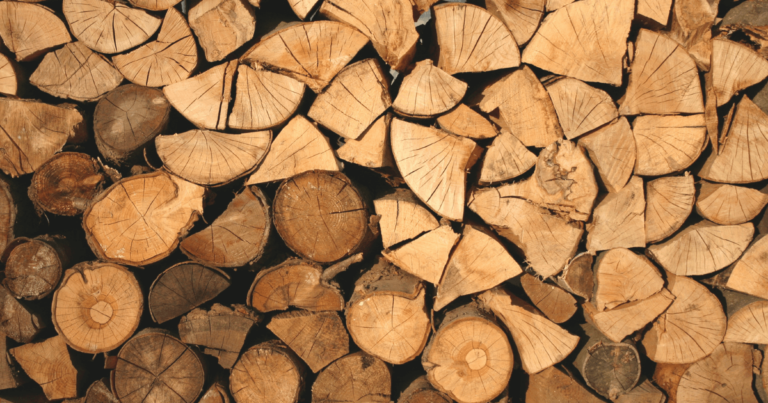 Good wood for fireplaces has darker ends and splits or cracks.